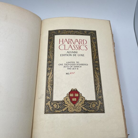 Harvard Classics 1909 Don Quixote Part I Cervantes Alumni De Luxe Limited 1000 - Picture 8 of 11